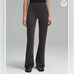 Lululemon Brushed Softstreme Ribbed Zip Flare Pant 32.5"